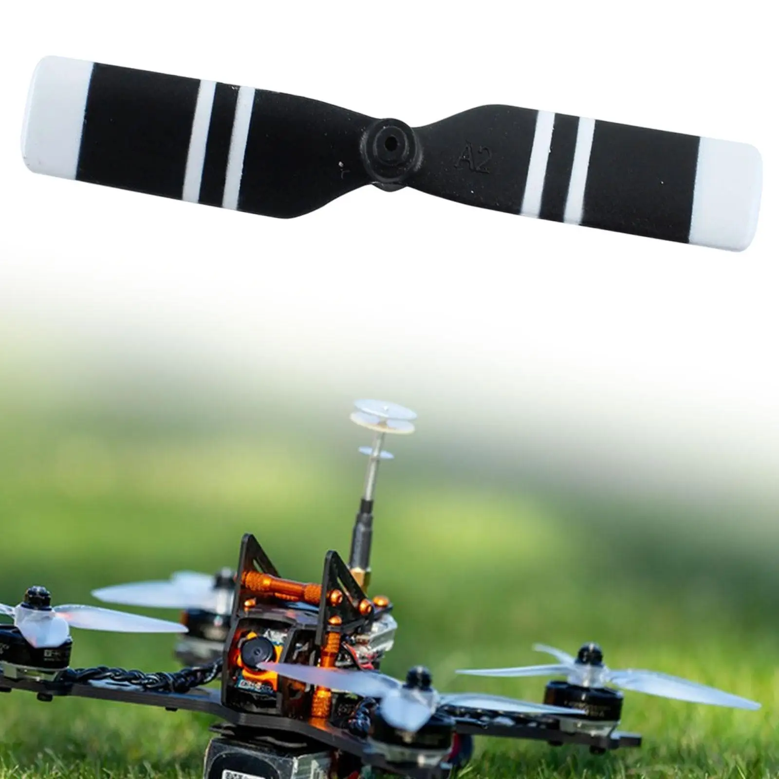 RC Plane Tail Propeller Blade Compact Professional Easy Install Spare Parts RC Plane Tail Propeller Blade Compact Professional Easy Install Spare Parts