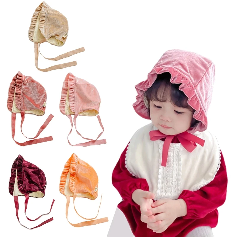 Gorro de Encaje Algodón para Bebé - Vista principal del diseño elegante