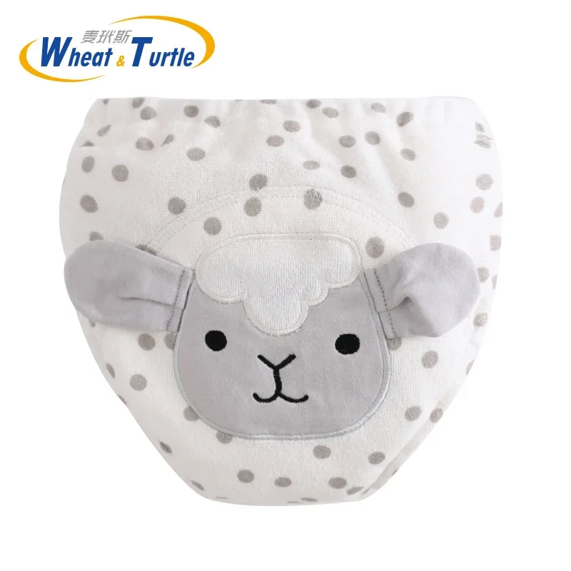 Pañales de tela reutilizables con estampado de animales unisex - imagen 2