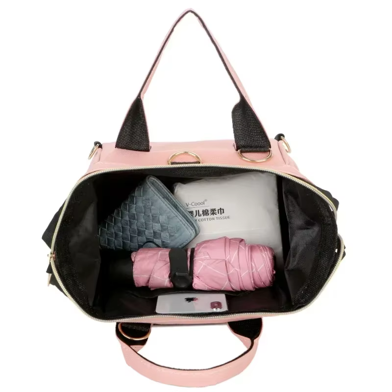 Bolsa de pañales tipo mochila para cochecito – Práctica y compacta - imagen 4