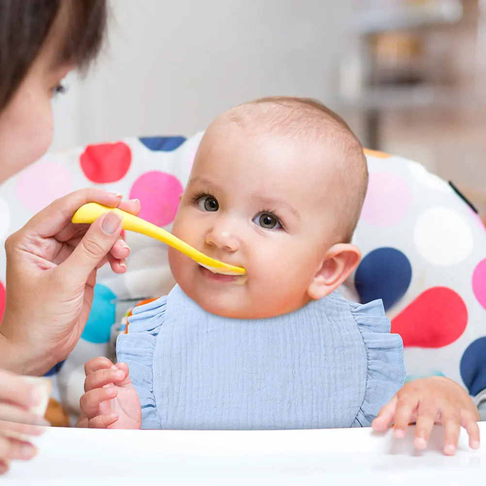 6 uds bebé recién nacido baba alimentación dentición Baberos para bebé dentición algodón reutilizable lavable niño Unisex Baberos para baba infantil - imagen 4