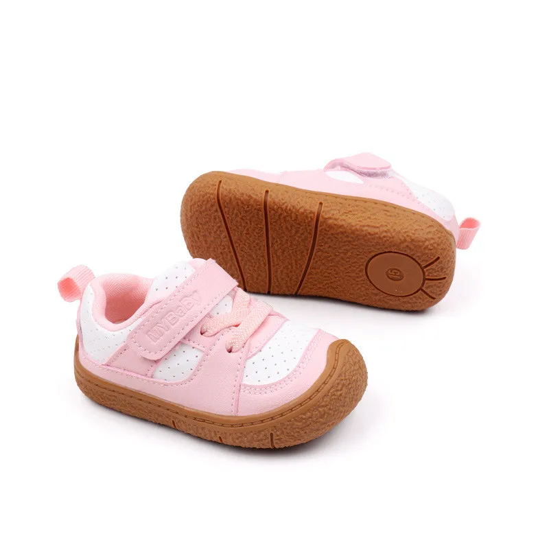 Nuevos zapatos de bebé de otoño para niño, zapatillas informales para primeros pasos, suela de goma, tenis para niños al aire libre, zapatillas de deporte de moda para niñas pequeñas - imagen 4