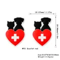 Scarlet red heart