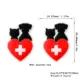 Scarlet red heart