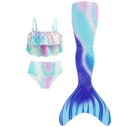Bañador cola de sirena para niñas con conjunto de playa