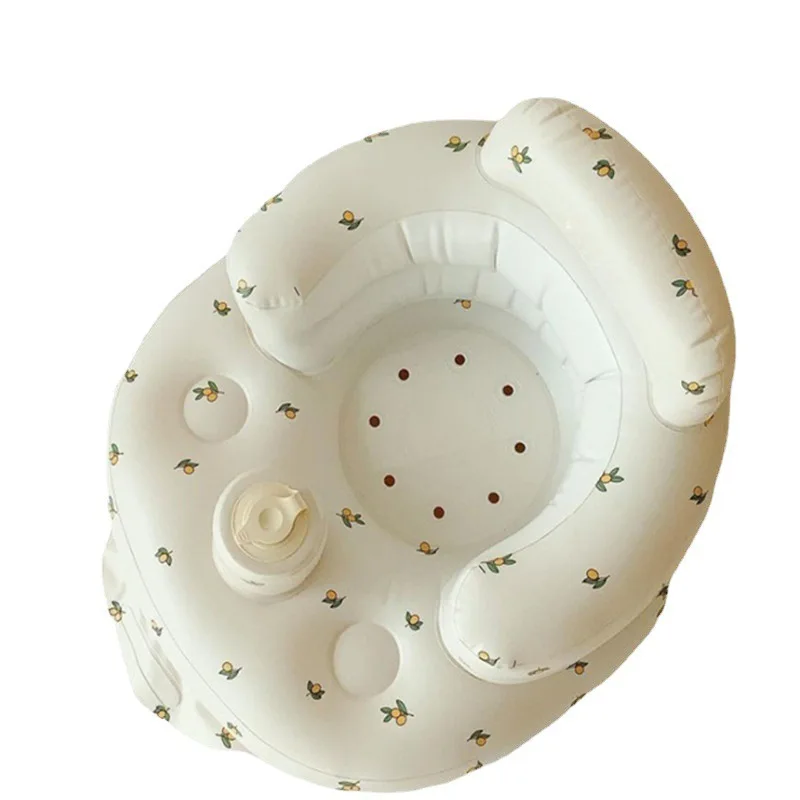 Tragbarer Baby-Badestuhl, aufblasbarer Puff-Sofasitz für Kleinkinder, PVC-Übungssitzhocker, Kinderbadewannenstuhl, Badesitz für Kleinkinder - imagen 5
