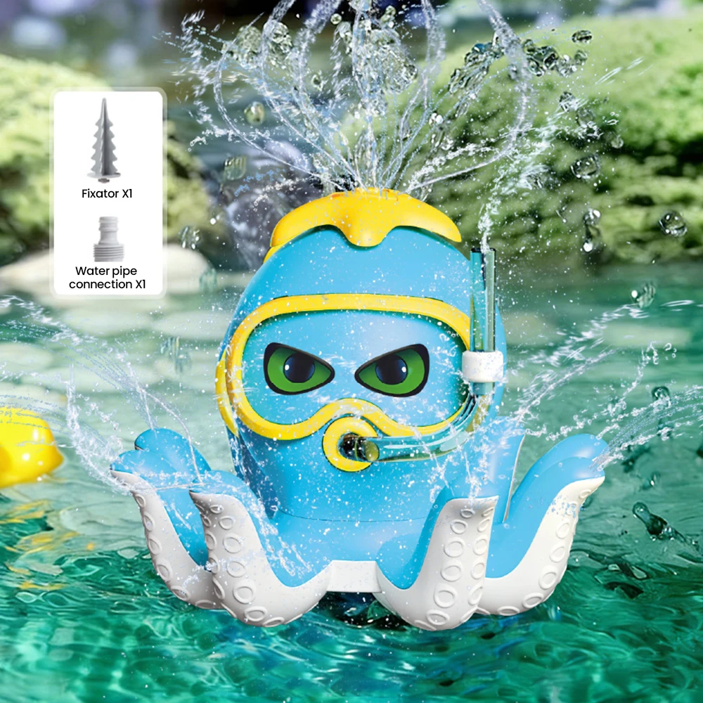 Molino de agua infantil con rociador para jardín – Juguete veraniego - imagen 4