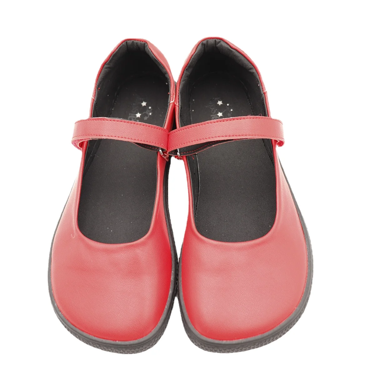 Tipsietoes 2025 primavera otoño descalzo cuero vegano lona bailarina mujeres con suela plana suave cero caída caja de dedos anchas - imagen 4