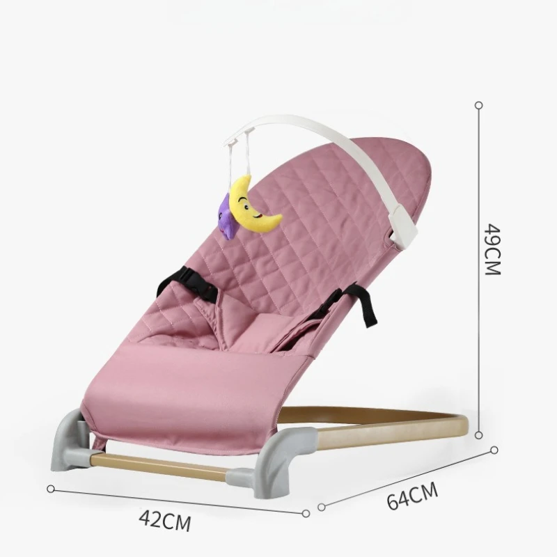 Mecedora para bebé, asiento ajustable, cuna de seguridad para dormir para bebé, columpio plegable con 3 posiciones reclinables, bóveda para bebés - imagen 2