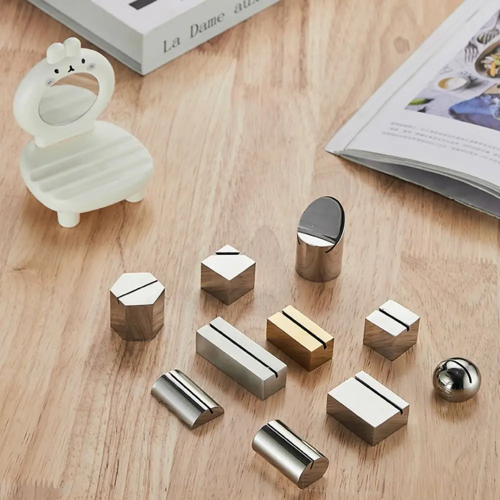 Número de mesa sólido de acero inoxidable, tarjeta de asiento de hotel, tarjeta de mesa, tarjeta de menú, carpeta de menú, tarjeta de menú - imagen 3