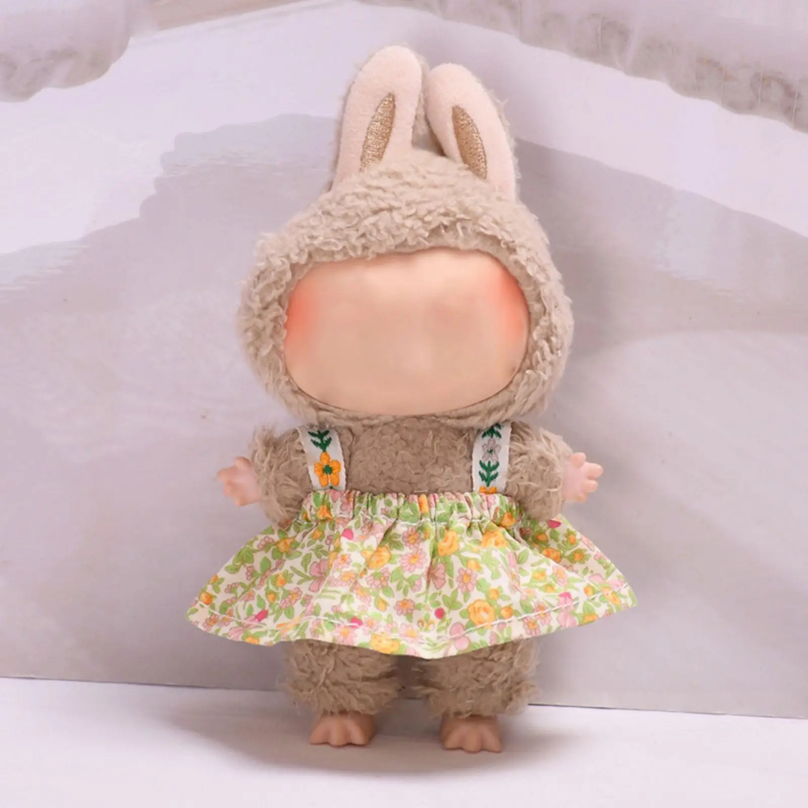 Stuffed Doll Suspender Skirt Dress up Educational Pretend Play DIY Photo Props Fashion Clothing Princess Dress for 17cm Dolls