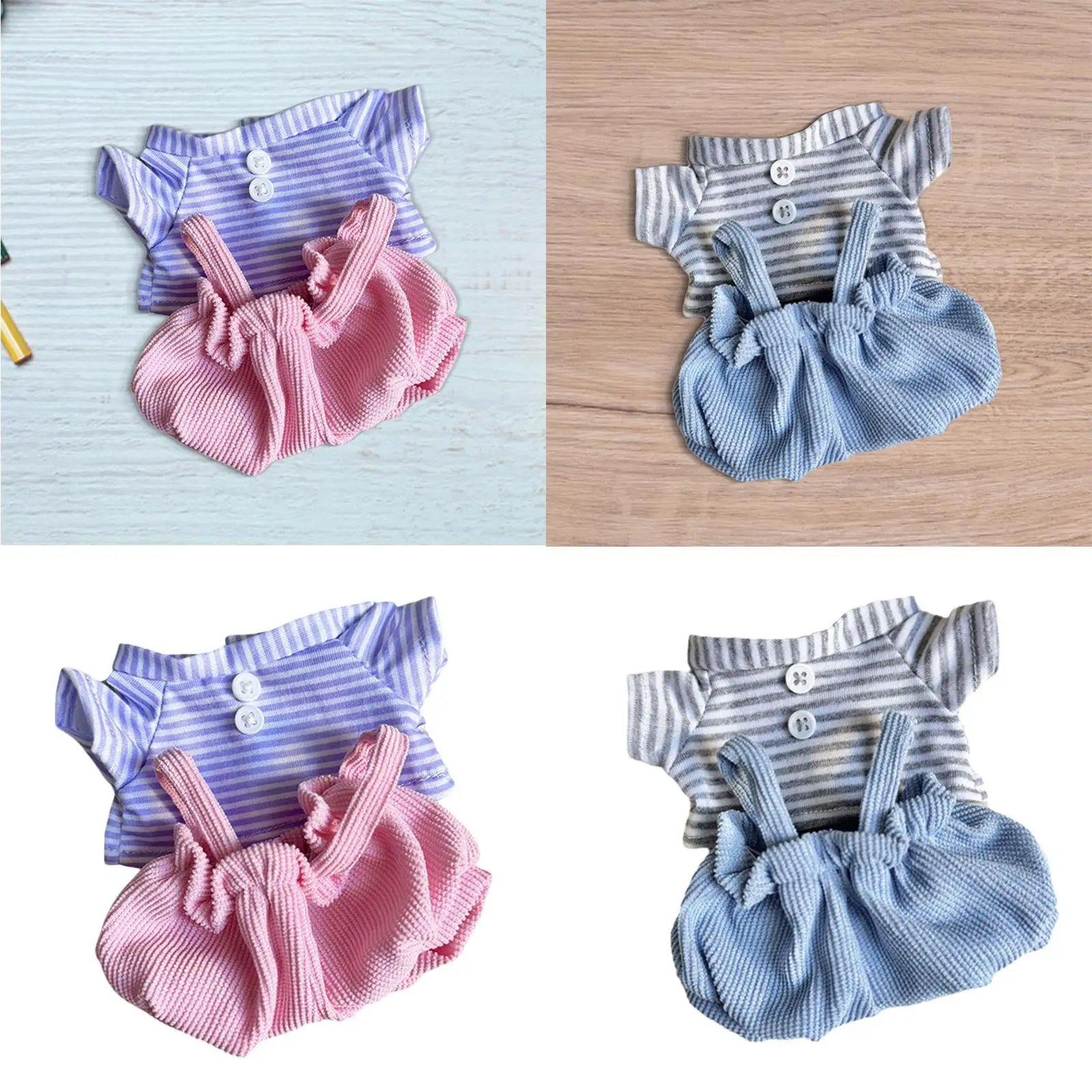 20cm Plush Dolls Clothes Toys Dress for Valentine's Day Photo Props Gifts