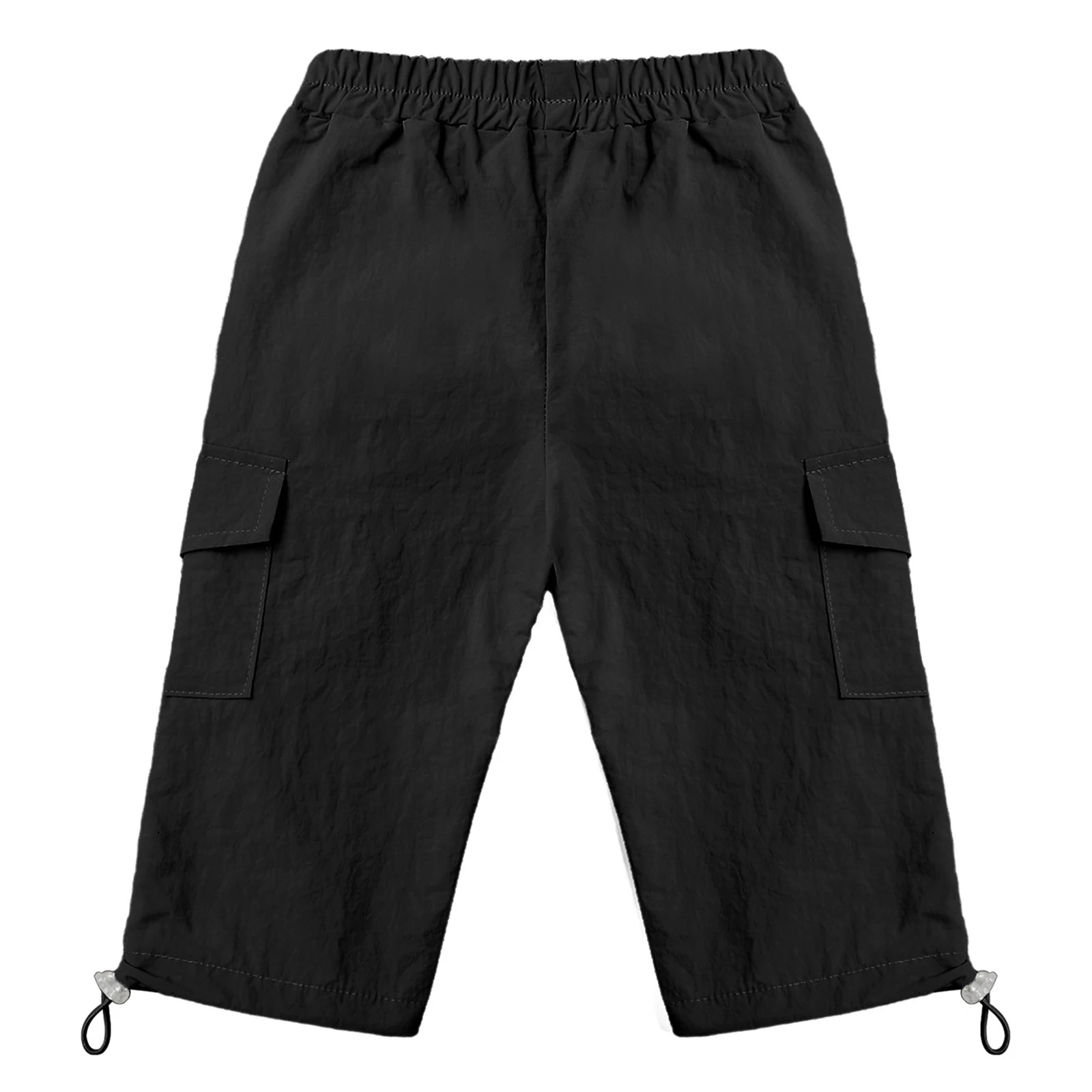 Bebé con pantalón cargo de cintura elástica