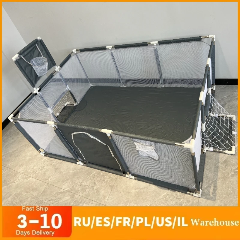 Parque infantil grande para bebés, Corralitos de interior para bebés, parque infantil, barrera de seguridad para niños, valla, pelotas secas, parque infantil, parques de actividades de gimnasio