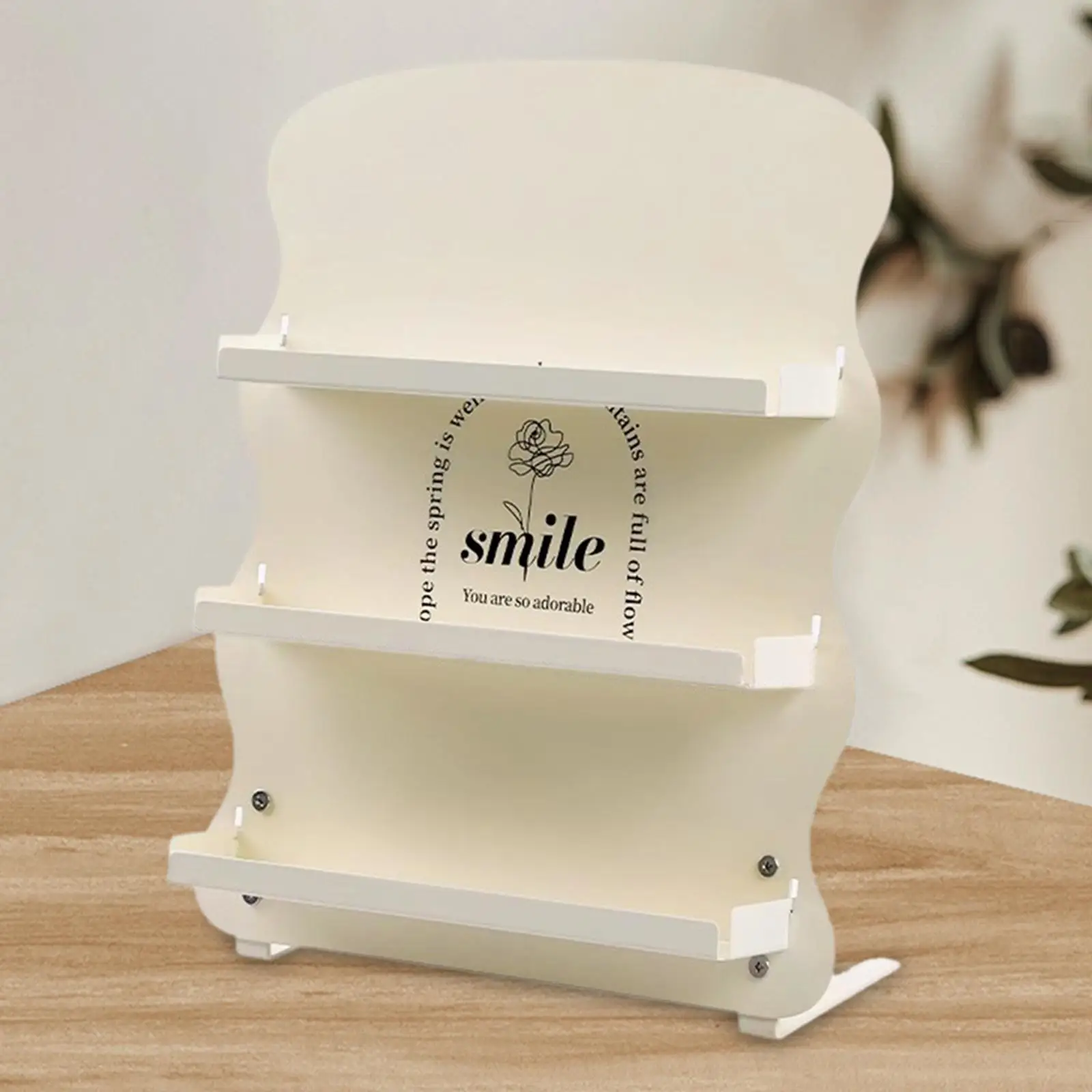 Miniature Display Case 3 Layers Cabinet Stand Decorative Shelf for Mini Toys Small Ornaments Action Figure Stones Figurines