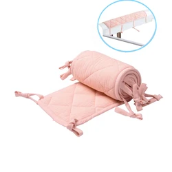 Parachoques de algodón transpirable para cuna – Protección antimordida