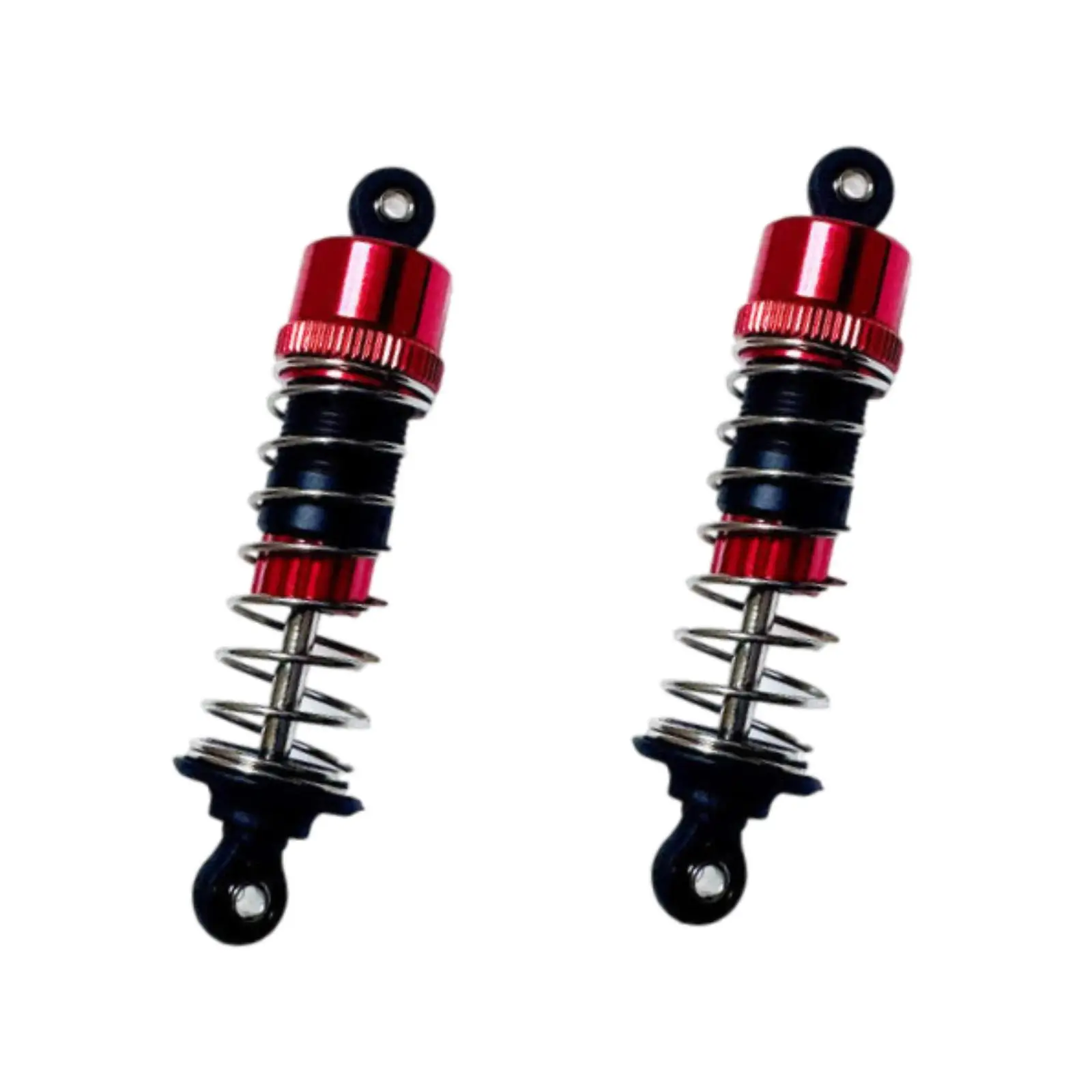 2 Pieces RC Car Front Hydraulic Shock Absorbers Professional Spare Parts RC Accessory for 16207 16208 16209 16210 1:16 RC Car
