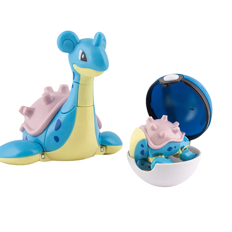 Figuras de acción de Pokémon, juguetes de Anime, Pikachu, Dragonite, Gengar, Mew, Snorlax, Gyarados, Lapras, Poke ball, Pokeball, Lunala, regalo para niños - imagen 4