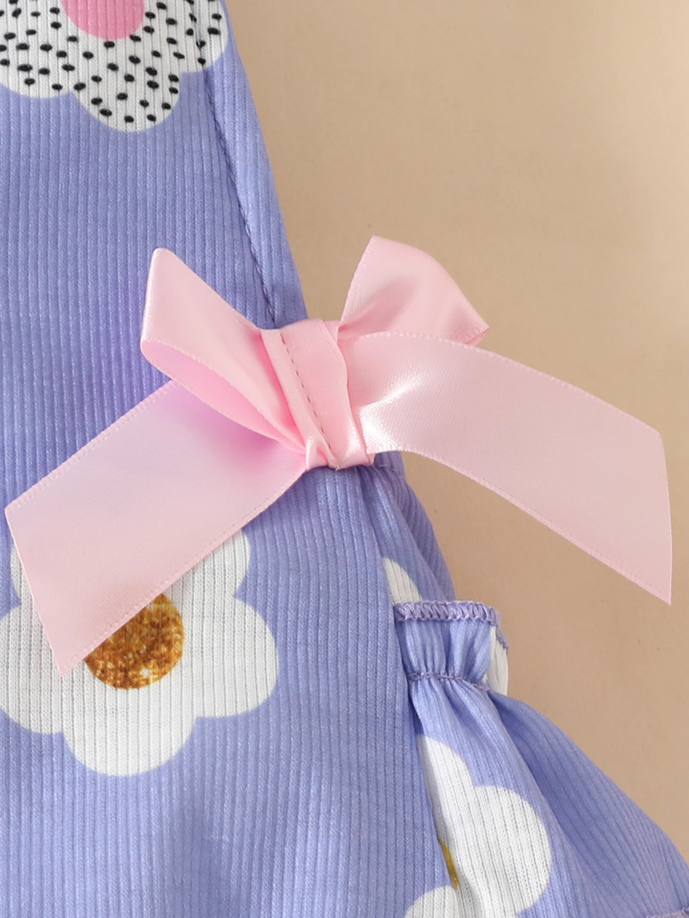 Pelele bonito para niña de 0 a 12 meses, mono sin mangas con espalda descubierta y estampado de flores + diadema, trajes de verano, mono para niña pequeña - imagen 4