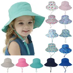 Sombrero cubo de sol para bebé y niño – Protección playa