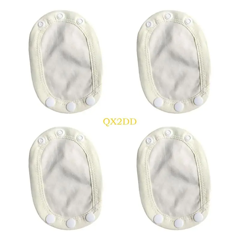 QX2D 4 Uds plástico bebé mono extensor suave algodón pañal hoja expansión - imagen 4