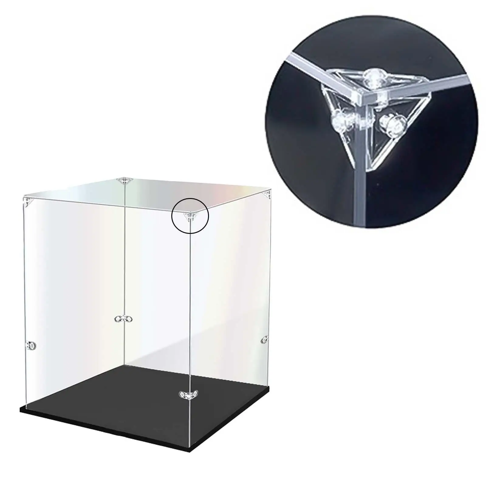 Acrylic Case Display Box Cover Clear Acrylic Display Box for Display Toys