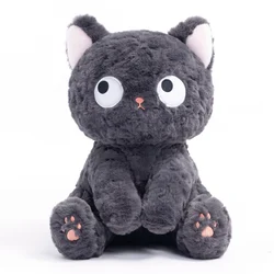 Peluche de gato negro suave para niños – Muñeco acolchado