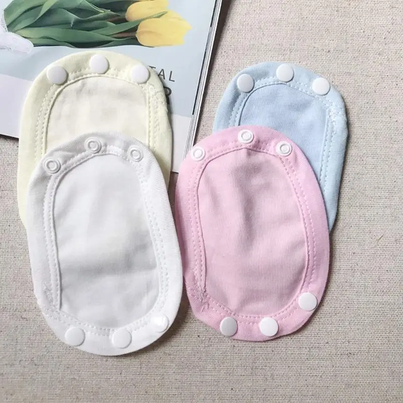 Panel extensión pañales reutilizable D7YD, paquete 4 Uds., fácil instalación, ajuste seguro a presión plástico - imagen 5