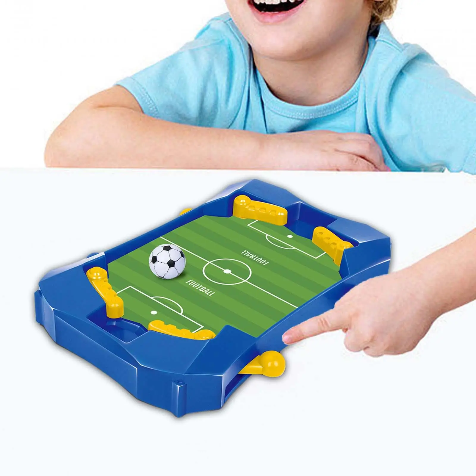 Mini Tabletop Soccer Pinball Games Hand Eye Coordination Desktop Sport Board Game for Adults Kids Family Children Entertainment