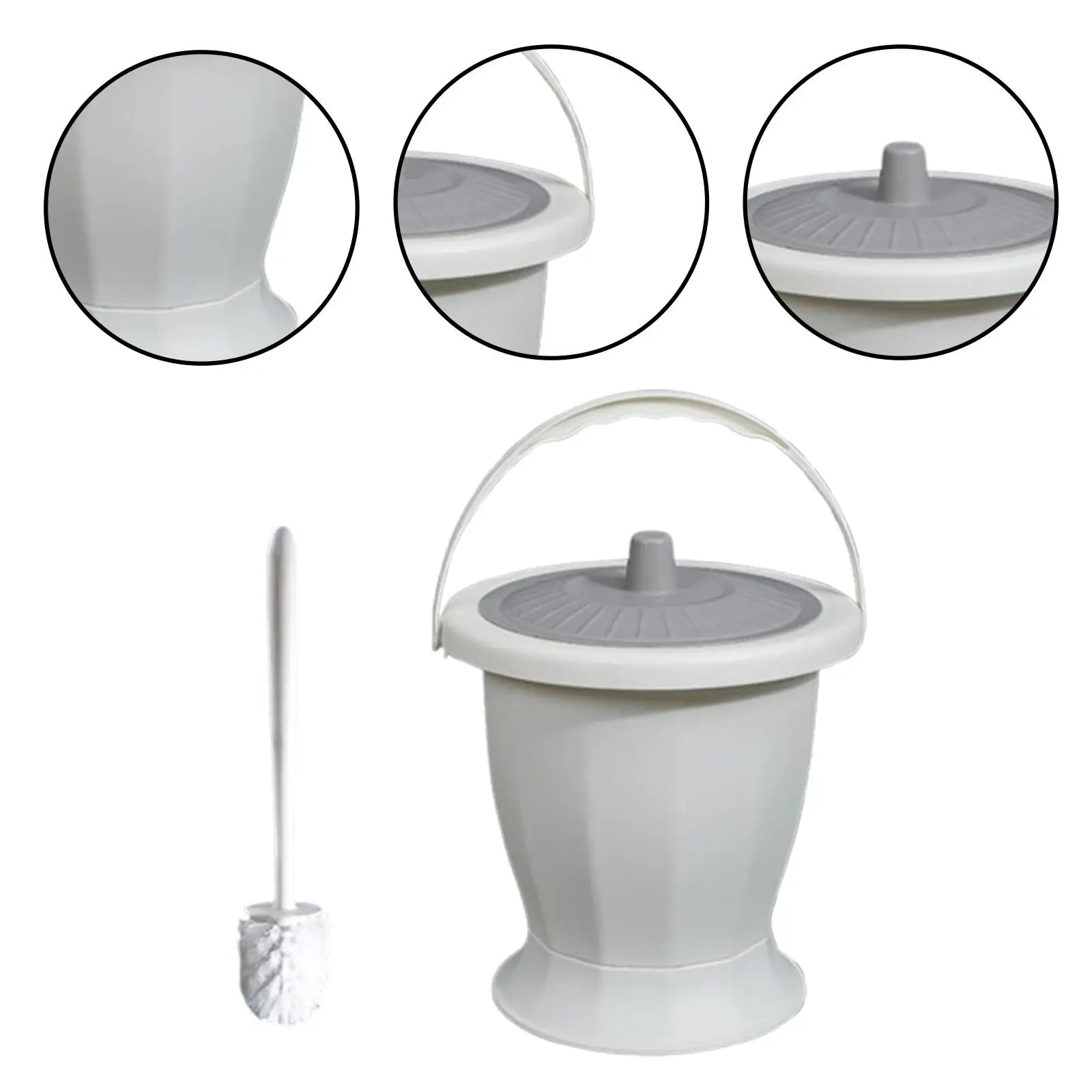 Spittoon Chamber Bucket Bedpan Potty Urinal Bottle for Bedroom Child Elderly