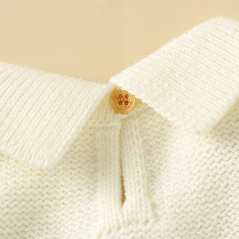 Peleles de otoño para bebé, monos de manga larga con cuello de tortuga para recién nacidos, conjuntos de trajes con sombreros, prendas de vestir infantiles de invierno, monos de 0 a 18m - imagen 3