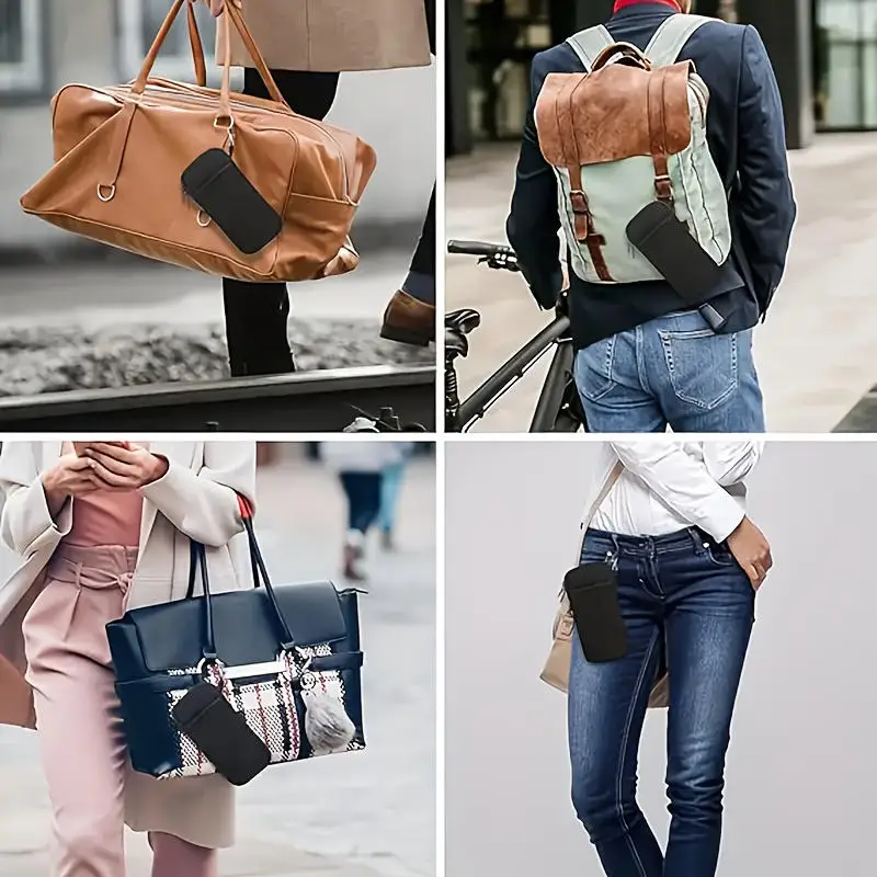 Bolsa de almacenamiento de neopreno Universal a la moda para gafas de teléfono móvil, bolsa de almacenamiento de Cable de carga, bolsas de viaje portátiles, organizador colgante