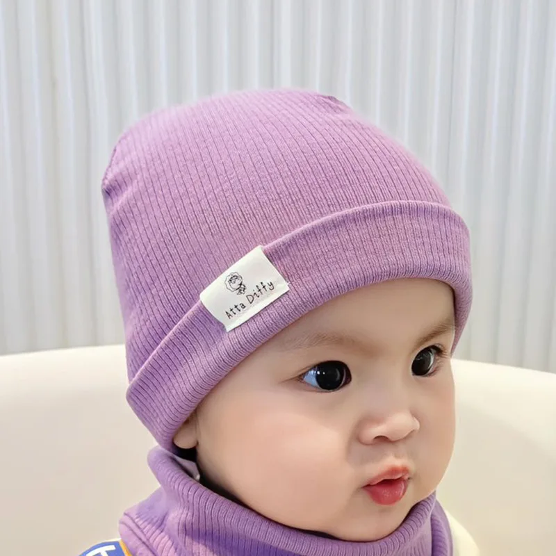Gorro tejido para bebé otoño e invierno – Suave, elástico y cálido - imagen 4