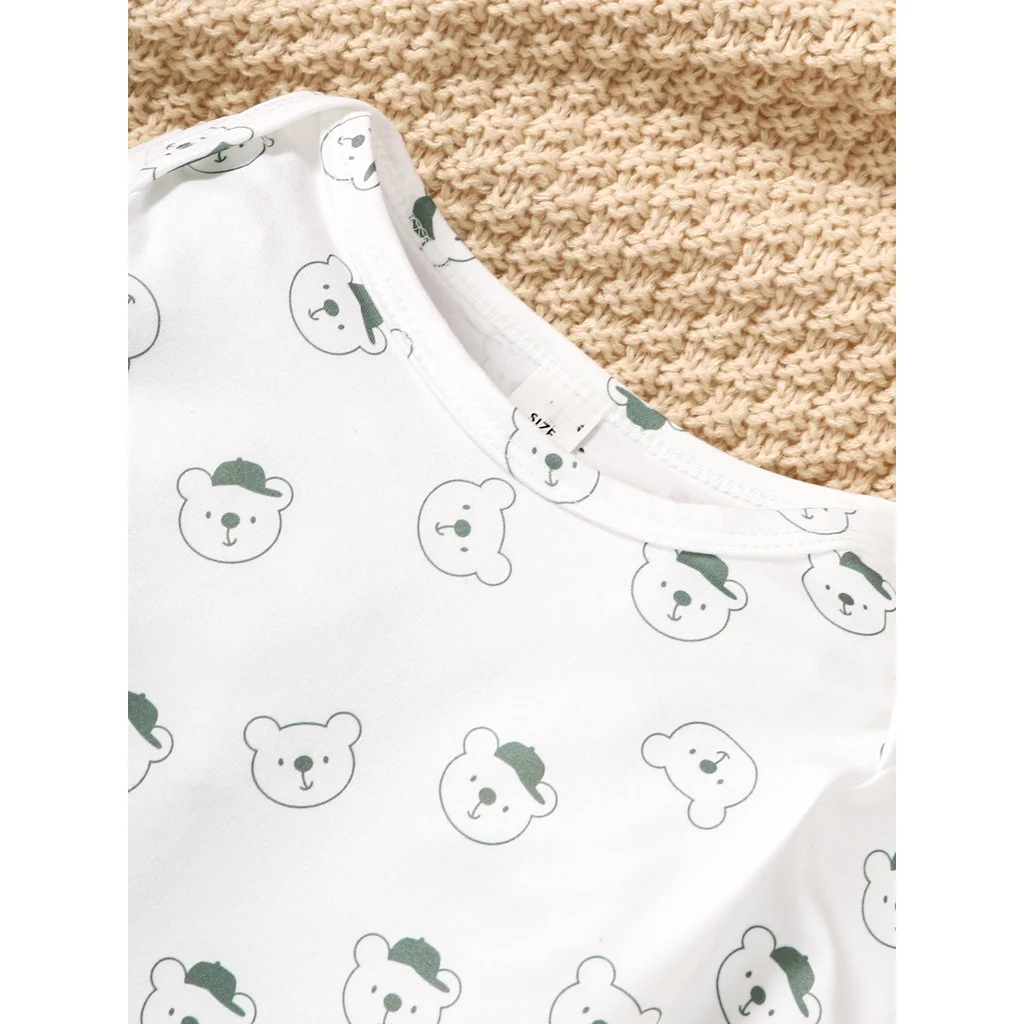 Mono oso verde para bebé niña – Invierno - imagen 3