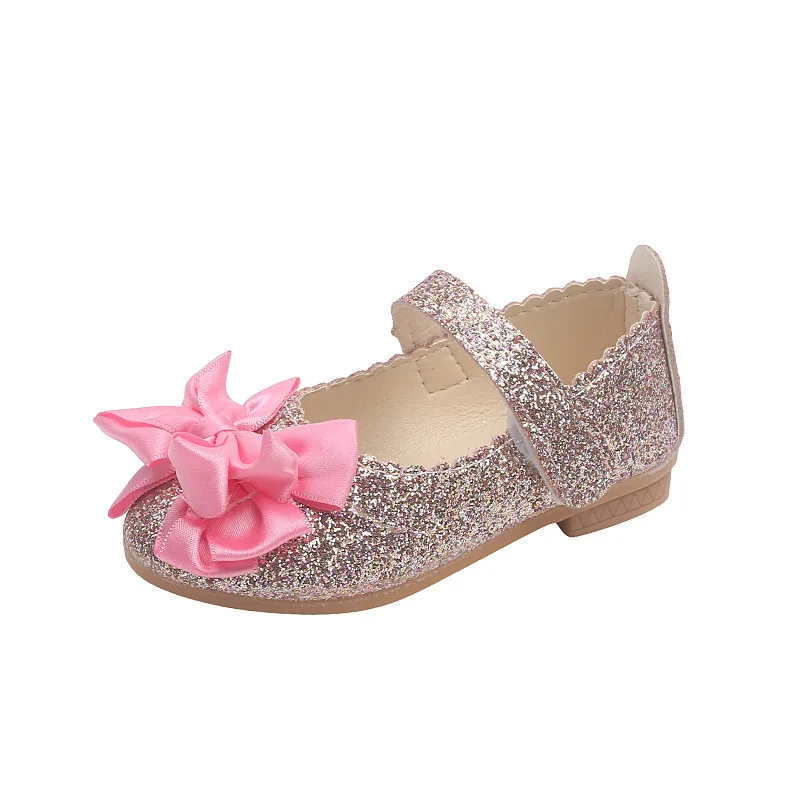 Zapatos antideslizantes con lazo para niña – Suela suave - imagen 2