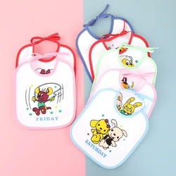 Baberos para bebé impermeables en forma de U – paños de eructar