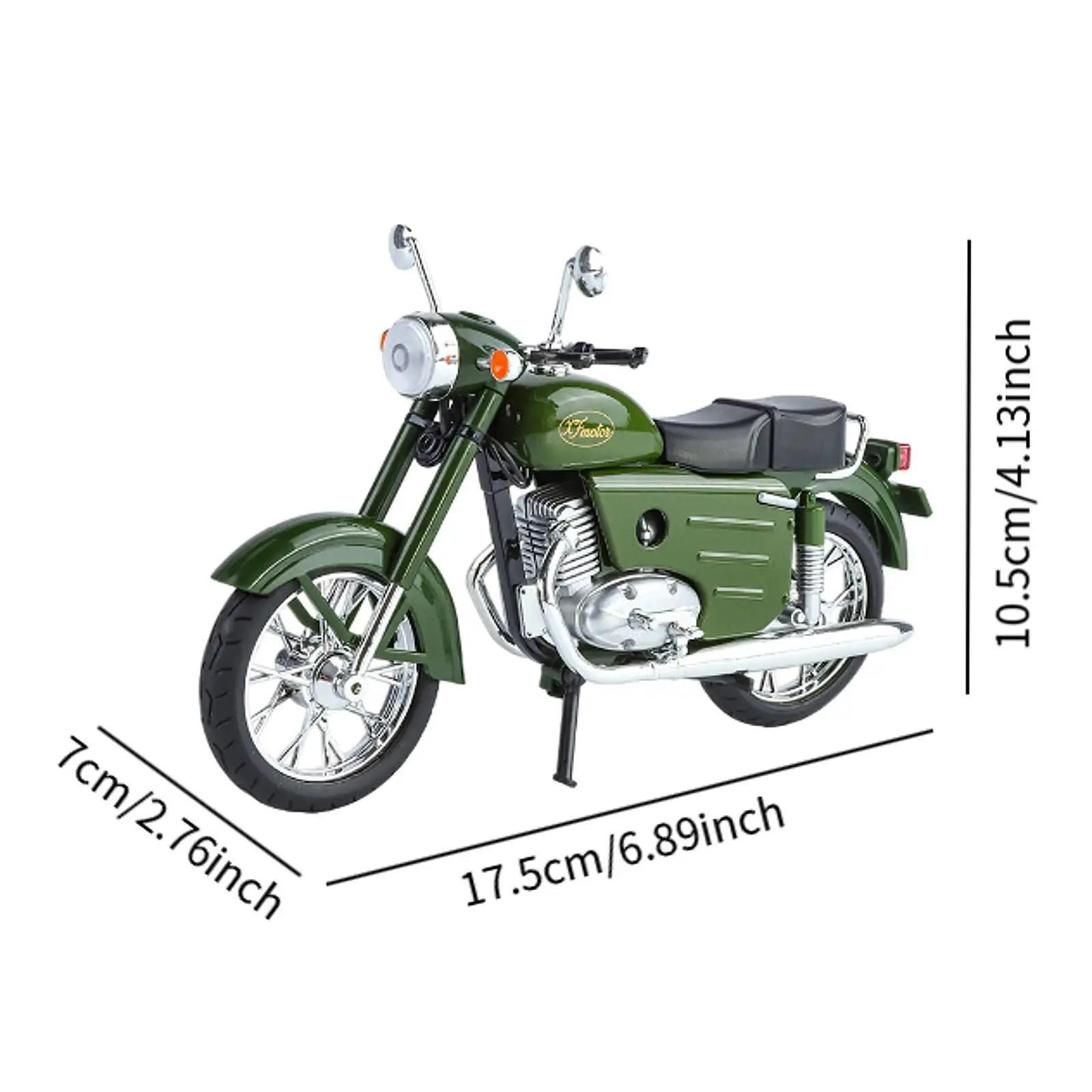 1:10 Scale Decor Accessories Motorcycle Model for Motorcycle Lovers Men Kids