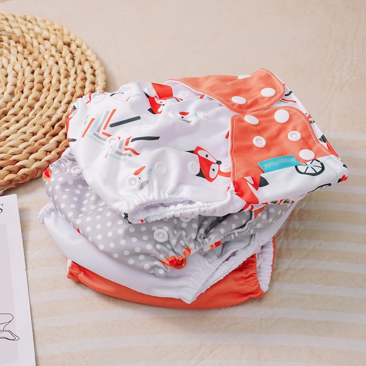 Kangobaby Pañales de tela lavables – Suave y ecológico