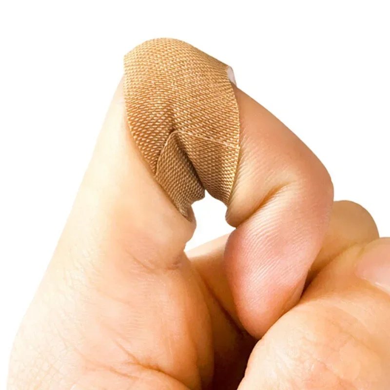 100 unids/set tirita elástica impermeable para yesos para heridas vendaje para la yema del dedo botiquines de primeros auxilios de viaje vendajes adhesivos para heridas - imagen 3