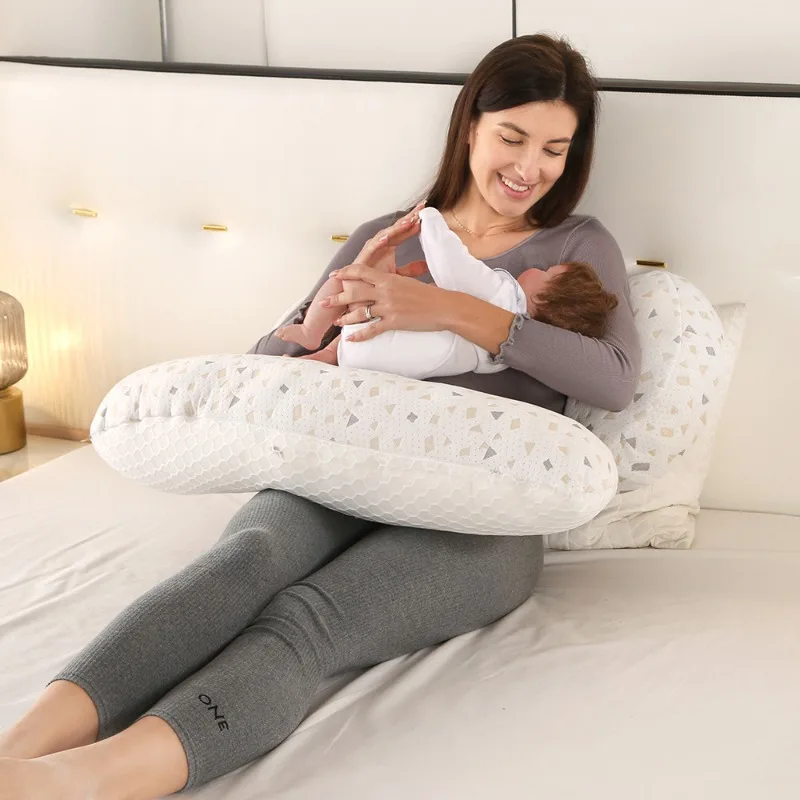 Almohada de lactancia y embarazo con apoyo lumbar multifunción - imagen 2