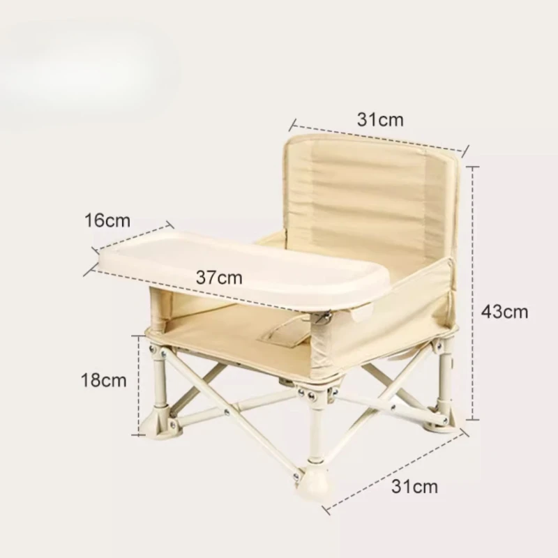 Trona de viaje ultraligera para bebé compacta y plegable - imagen 5