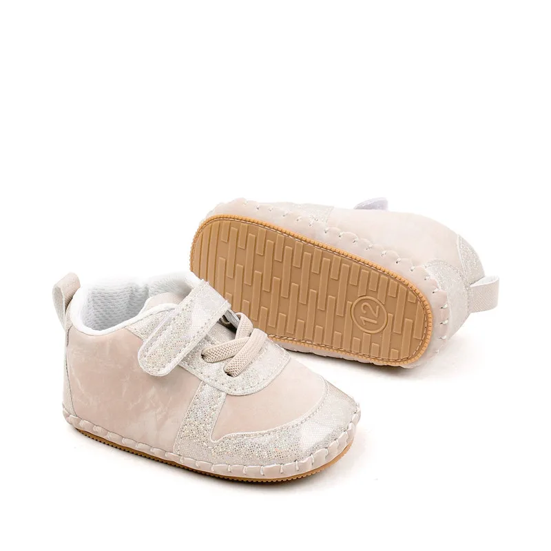 Nuevos zapatos de bebé para niños y niñas, zapatos informales antideslizantes de suela suave a la moda para primavera y otoño para recién nacidos - imagen 3