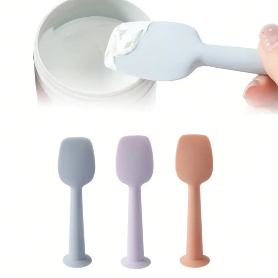Cuchara aplicadora de ungüento de silicona para bebé con ventosa - imagen 2