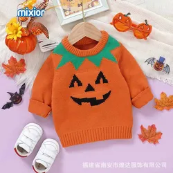 Jersey de Halloween para niños – Punto otoñal con dibujos animados