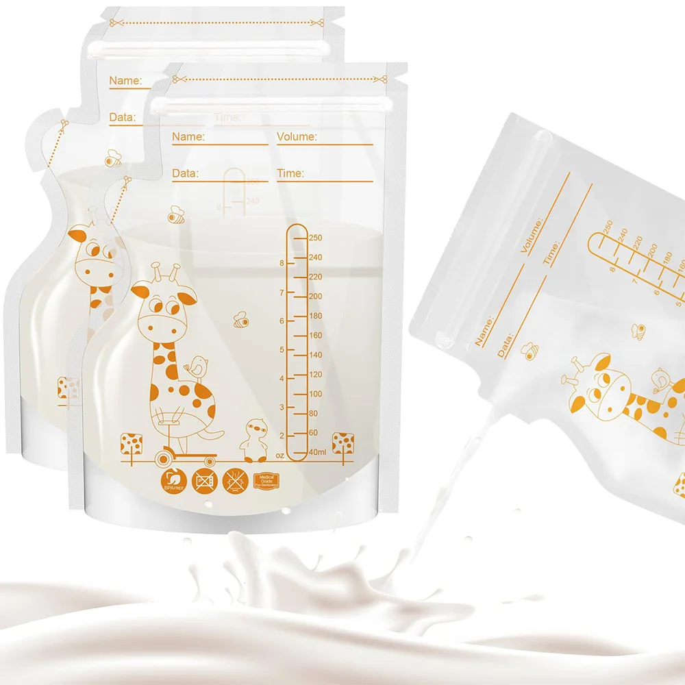 Bolsas almacenamiento leche materna safte - Sin BPA para congelador - imagen 3