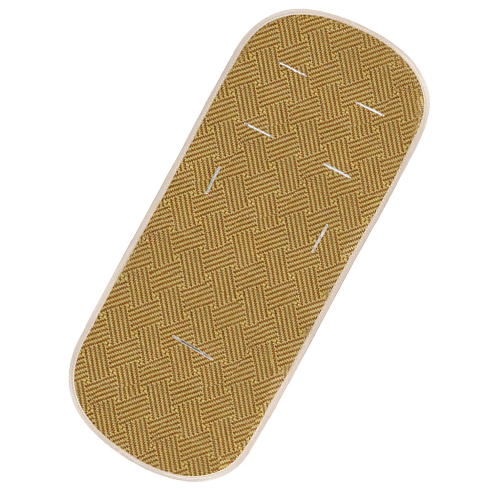 Estera refrescante para cochecito de bebé, forro antideslizante estilo ratán, Compatible con asientos de coche, sillas altas, transpirable, fácil de limpiar, verano