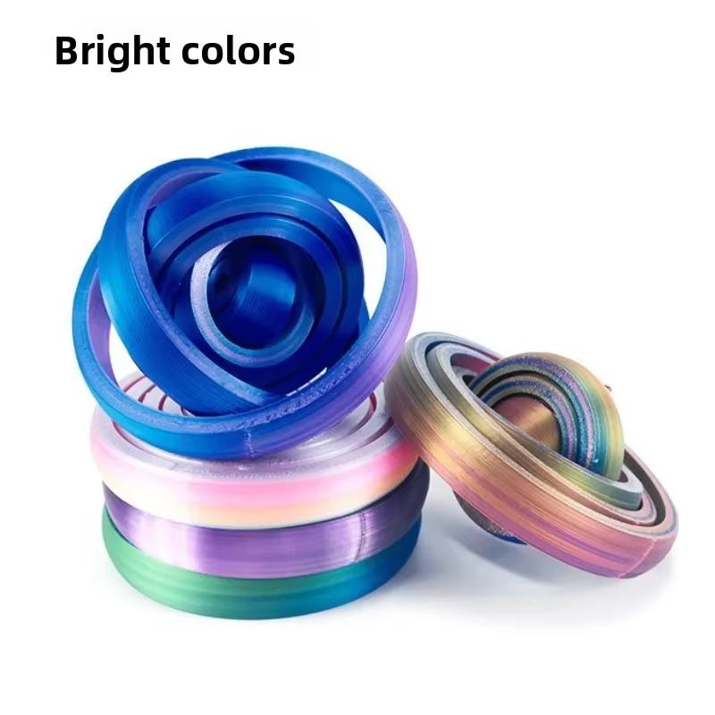 Spinner antiestrés de 7 anillos impreso en 3D - Juguete sensorial - imagen 4