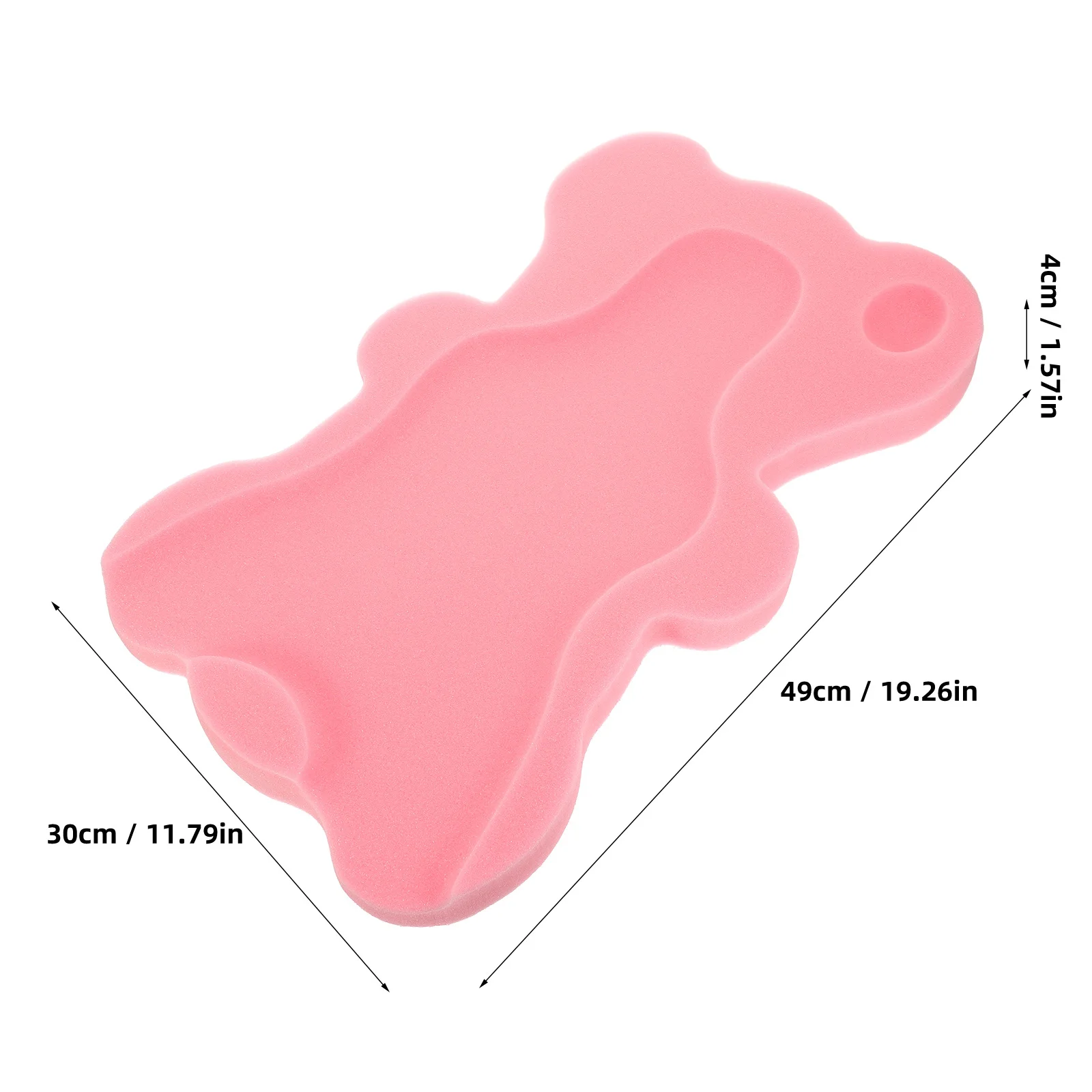 Alfombra de esponja para baño de bebé, cojín suave antideslizante de PU para bebé, soporte para baño para recién nacido, cojín de esponja esencial para baño de dibujos animados para bebé - imagen 5