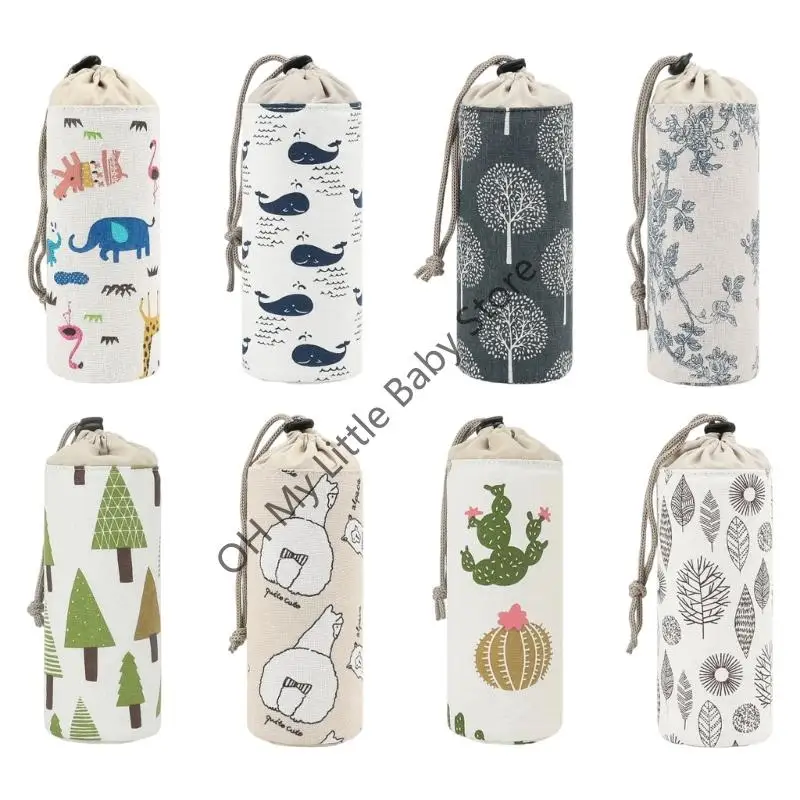 Bolsa transporte portátil con aislamiento térmico para biberón M76C, diseño ligero y fácil usar para viajes y actividades