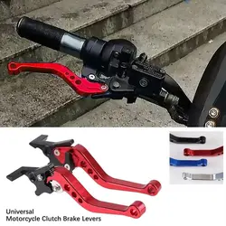 Manija de freno de aluminio para moto – Palanca ajustable de embrague universal